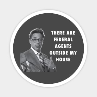 Federal Agents (white) Magnet